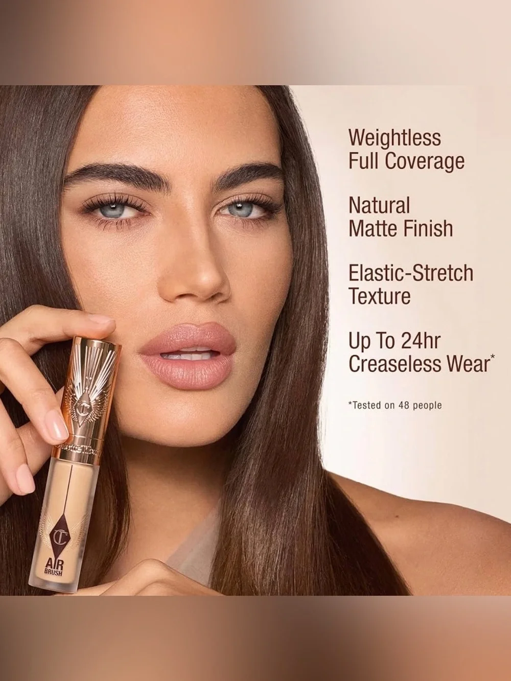 New in box Charlotte Tilbury Airbrush Flawless Finish Concealer - Warm Beige